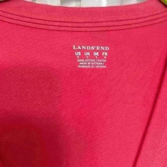 Land’s End Pink Lightweight Cardigan Item#BI - Picture 2 of 6